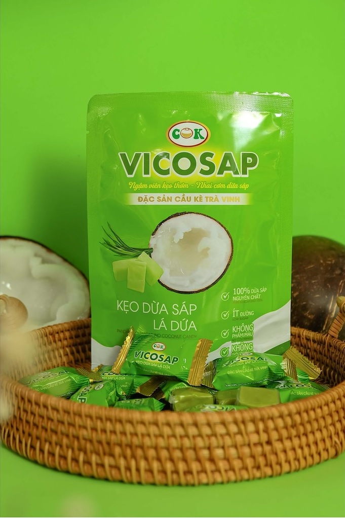 Kẹo dừa sáp Lá Dứa